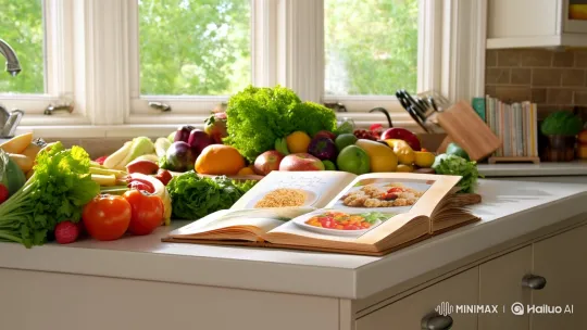 Healthy Cooking: A Visual Journey Through Fresh Ingredients and Family Recipes – AI Generated Video | Hailuo AI