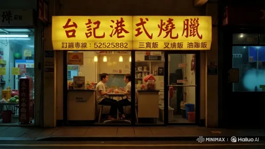 Aesthetic Exploration of a Warmly Lit Chinese Restaurant – AI Generated Video | Hailuo AI