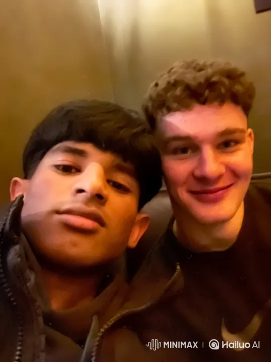 Intimate Moment: Couple Shares a Kiss in Cozy Setting – AI Generated Video | Hailuo AI