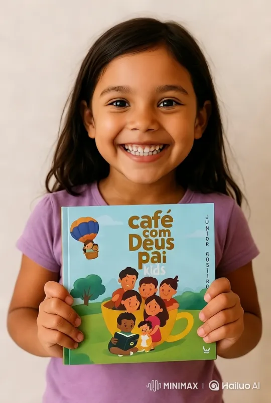 Child Dancing with Book in Joyful Display – AI Generated Video | Hailuo AI