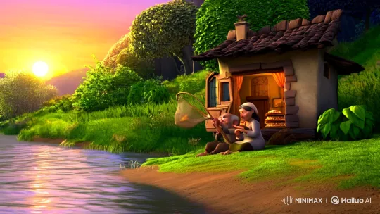 A Fisherman, A Wish, and the Magic of Contentment – AI Generated Video | Hailuo AI