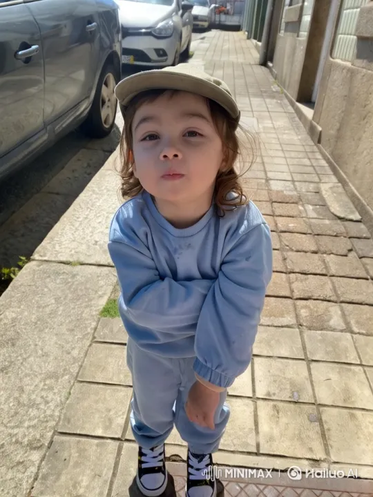 Dynamic, Action-Packed Video of a Child on a Sunny Sidewalk – AI Generated Video | Hailuo AI