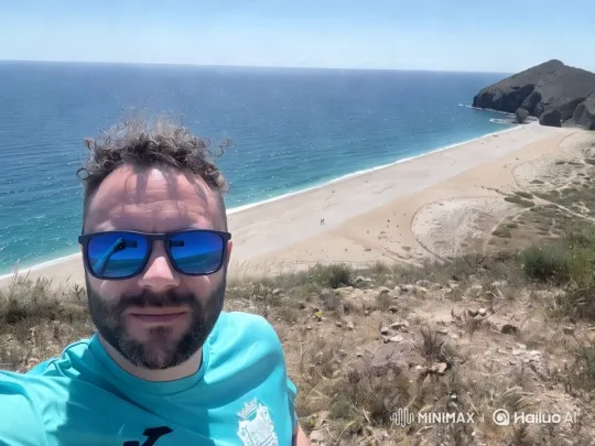 Man Grabs by Octopus on Coastal Cliff – AI Generated Video | Hailuo AI