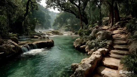 Jungle Serenity: Capturing Tropical Tranquility – AI Generated Video | Hailuo AI