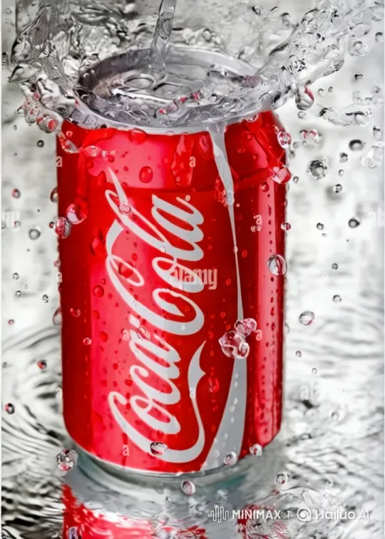 Coca-Cola Can Showcased in Energetic, Refreshing Visuals – AI Generated Video | Hailuo AI