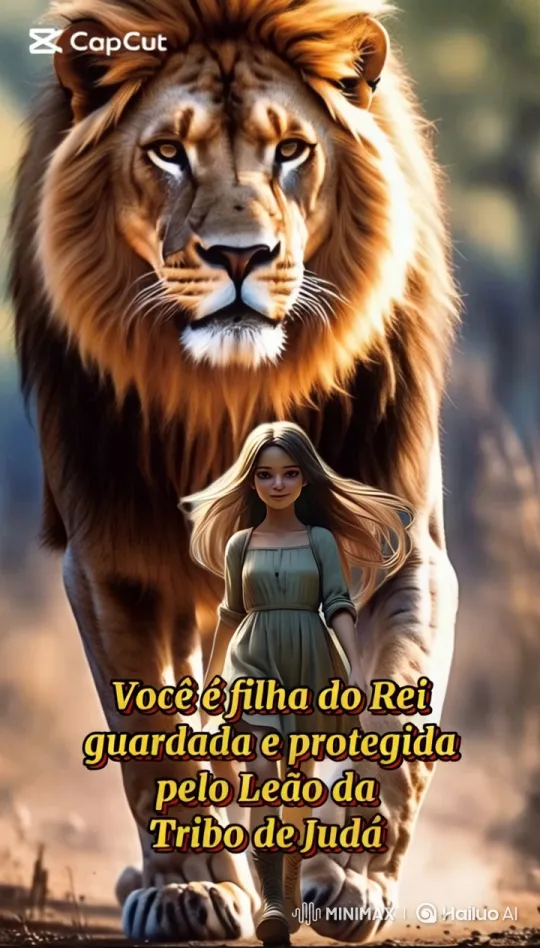 Girl and Lion: A Study in Harmony and Strength – AI Generated Video | Hailuo AI