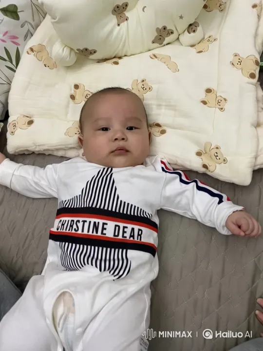 Baby Christine Explores with Toy Hammer – AI Generated Video | Hailuo AI