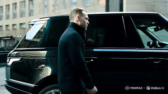 Hard Man Approaches in London's Gritty Atmosphere – AI Generated Video | Hailuo AI
