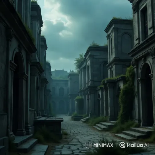 Exploration of an Ancient City's Haunting Beauty – AI Generated Video | Hailuo AI