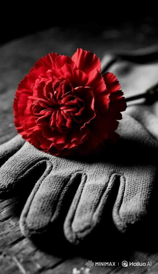 Red Carnation and Gloves: A Serene Visual Study – AI Generated Video | Hailuo AI