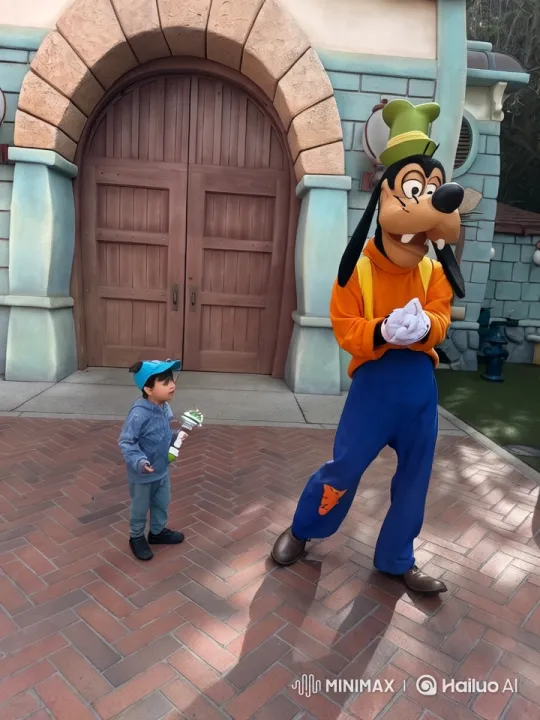 Goofy Enchants Child with Playful Antics – AI Generated Video | Hailuo AI