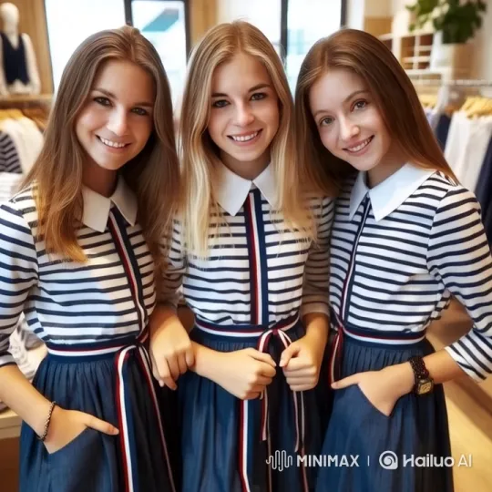 Stylish Young Women in Boutique's Elegant Interior – AI Generated Video | Hailuo AI