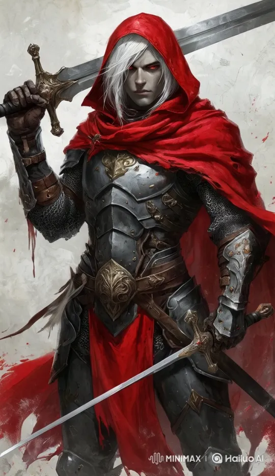 Armored Warrior Prepares for Battle in Live2D Animation – AI Generated Video | Hailuo AI