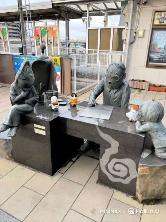 Live2D Animated Interaction of Statues and Toys – AI Generated Video | Hailuo AI