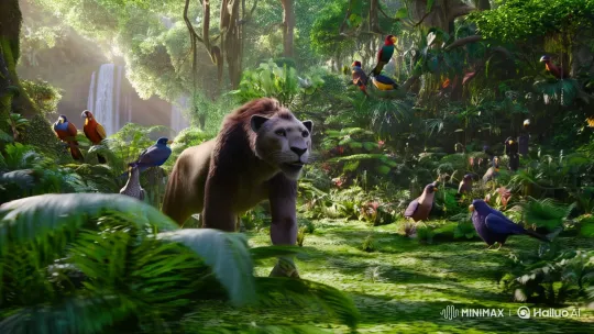 Sher, the Majestic Ruler of the Jungle – AI Generated Video | Hailuo AI