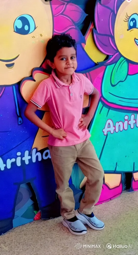 Young Boy Performs Impressive Kungfu Against Colorful Backdrop – AI Generated Video | Hailuo AI