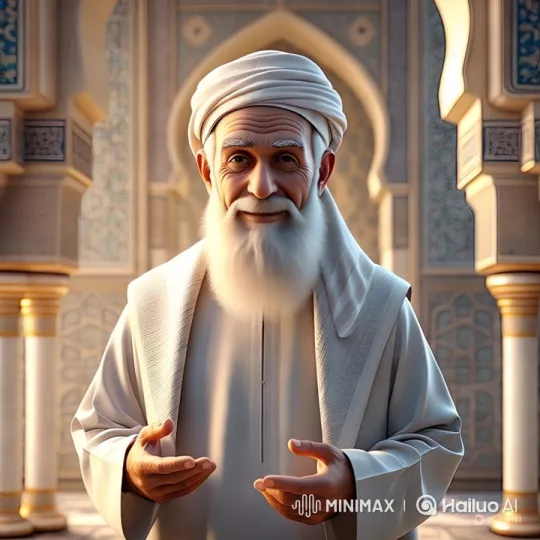 Traditional Speaker Amidst Ornate Architecture – AI Generated Video | Hailuo AI