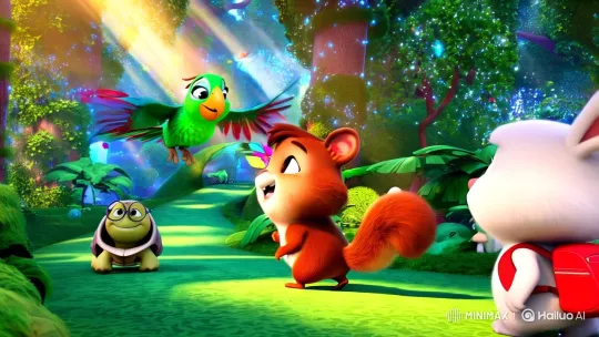 Magical Jungle Adventure with Animated Animal Friends – AI Generated Video | Hailuo AI