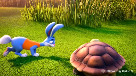 The Tortoise Triumphs: A Lesson in Overconfidence – AI Generated Video | Hailuo AI