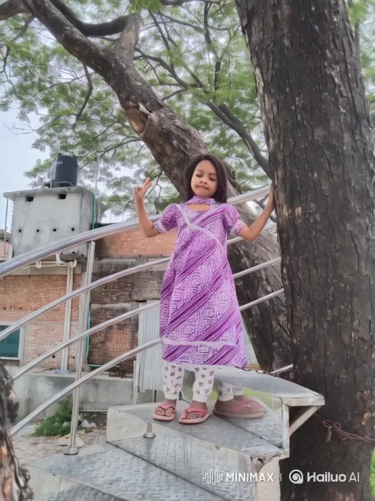 Girl Ascends to Embrace Angel in Aesthetic Sky – AI Generated Video | Hailuo AI