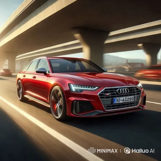 Audi S6: Luxury Sports Car with High Performance – AI Generated Video | Hailuo AI