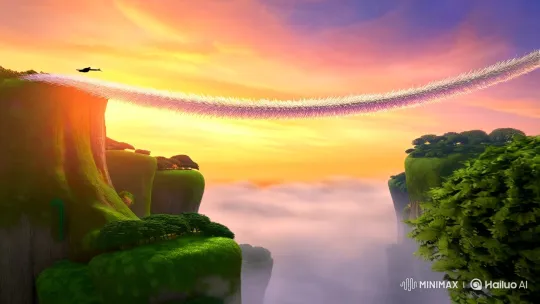 The Feather Bridge Quest: A Dynamic Visual Journey – AI Generated Video | Hailuo AI