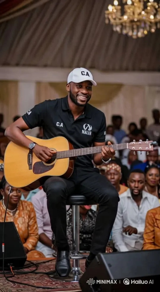 Acoustic Guitarist Captivates Audience in Intimate Setting – AI Generated Video | Hailuo AI