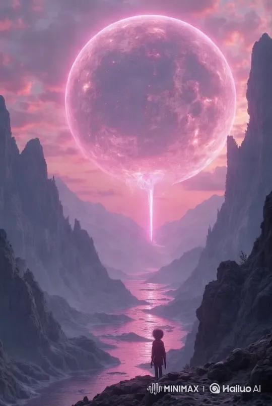 Reversed Hierarchy: Humans Serve Floating Machines in Purple Sky – AI Generated Video | Hailuo AI