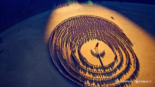 Abhimanyu at the Center of Chakravyuh: A Strategic Masterpiece – AI Generated Video | Hailuo AI