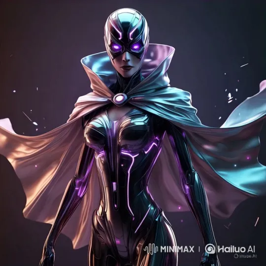 Madame Enigma Unveils Mystery in Futuristic Animation – AI Generated Video | Hailuo AI
