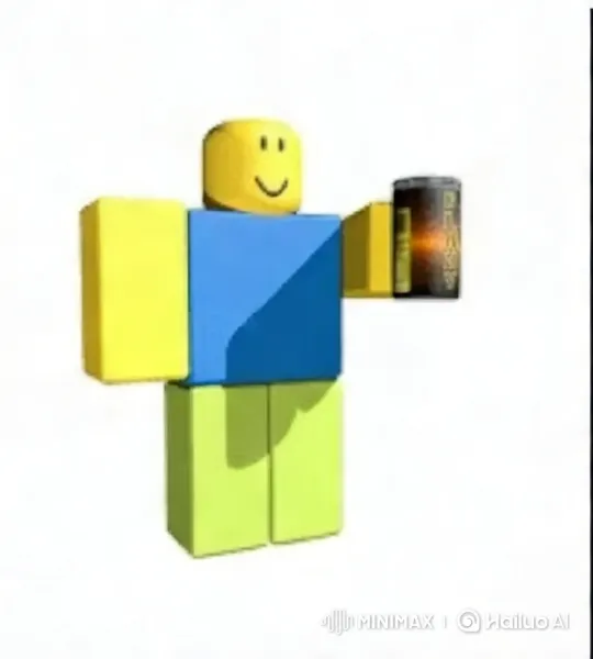 Dynamic Tracking Shot of Playful Block Character – AI Generated Video | Hailuo AI