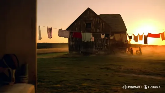 Rustic Farmhouse: Family's Struggle and Isolation – AI Generated Video | Hailuo AI