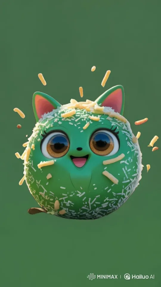 Cat-Eared Character Joyfully Explores Prambanan Temple – AI Generated Video | Hailuo AI