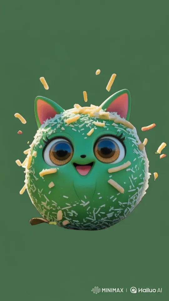 Klepon's Whimsical Adventure in a Muddy Rice Field – AI Generated Video | Hailuo AI