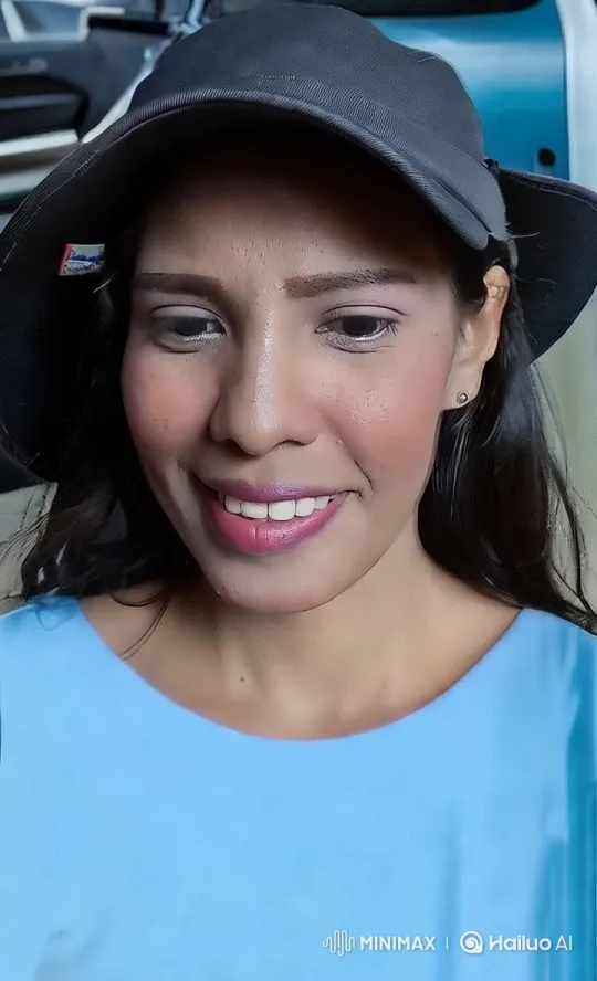 Woman in Hat Captured in Elegant Car Interior – AI Generated Video | Hailuo AI