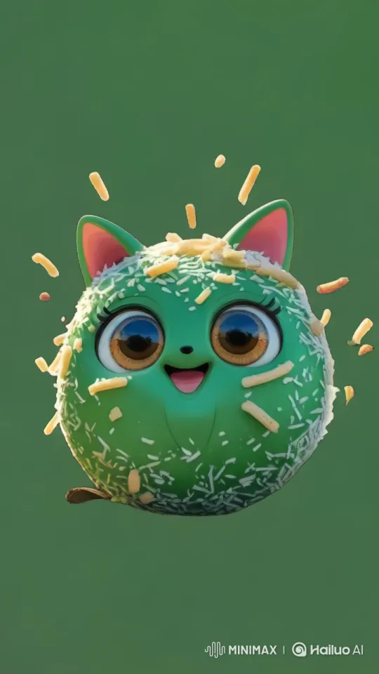 Cat-like Character and Monkey Bond in Lush Forest – AI Generated Video | Hailuo AI