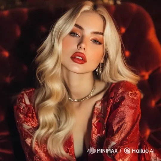 Luxurious Dance Performance in Red Sequins – AI Generated Video | Hailuo AI