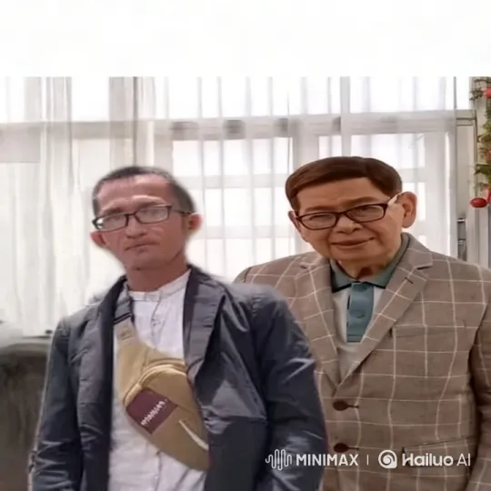 Two Individuals Form Connection in Elegant, Well-Lit Room – AI Generated Video | Hailuo AI