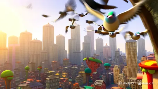 High Aesthetic Pigeons and Tonks Commercial – AI Generated Video | Hailuo AI