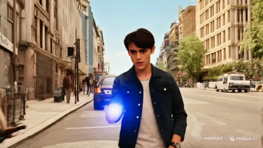 Young Man Transported to Futuristic City by Glowing Watch – AI Generated Video | Hailuo AI