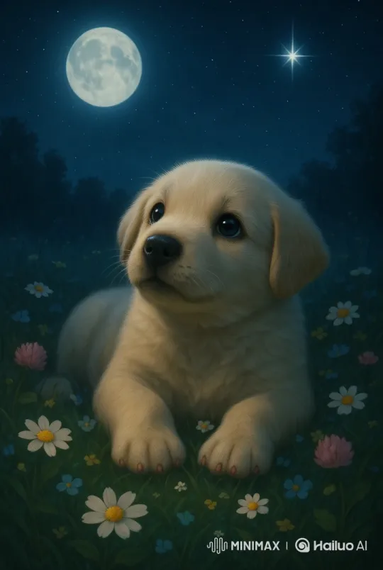 Observing the Moon and Feeling Sleepy – AI Generated Video | Hailuo AI