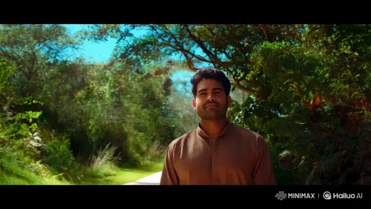 Dhīrū's Serene Walk: A Journey of Discovery and Reflection – AI Generated Video | Hailuo AI
