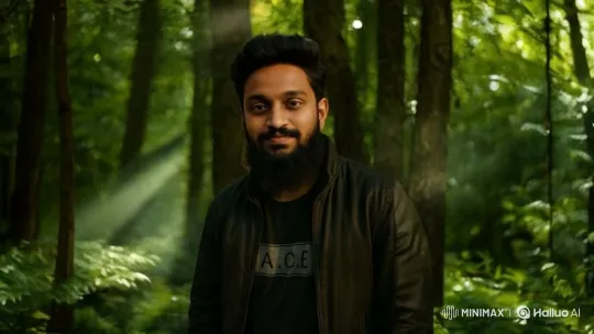 London Gangster in Dramatic Forest Chase – AI Generated Video | Hailuo AI