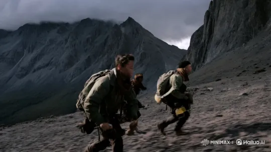 Rugged Adventurers Traverse Majestic Wilderness – AI Generated Video | Hailuo AI