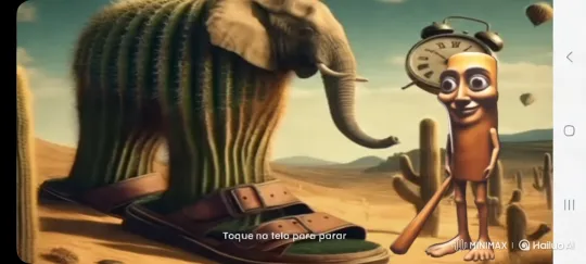 Surreal Desert Duel: Elephant vs. Wooden Man – AI Generated Video | Hailuo AI
