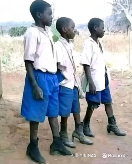 Boys in Uniforms Stand in Rural Landscape – AI Generated Video | Hailuo AI