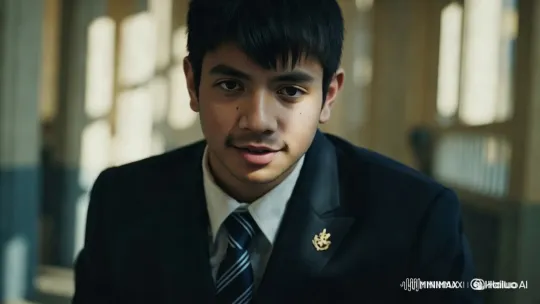 Young Boy's Prestige Highlighted in School Setting – AI Generated Video | Hailuo AI