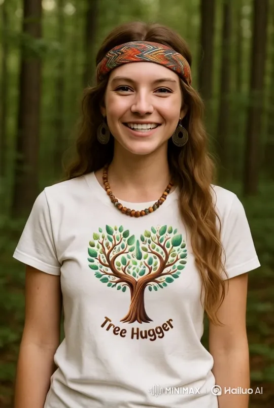 Dynamic Pose of Young Woman in Forest – AI Generated Video | Hailuo AI