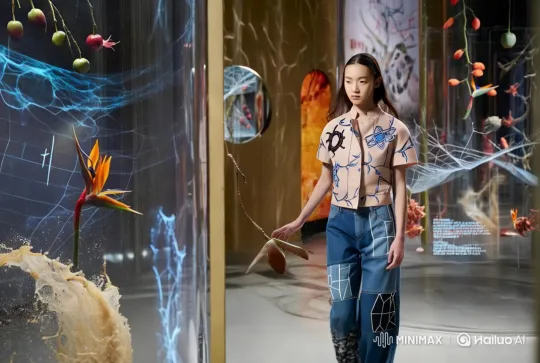 Girl in Harmony with Dancing Nature – AI Generated Video | Hailuo AI