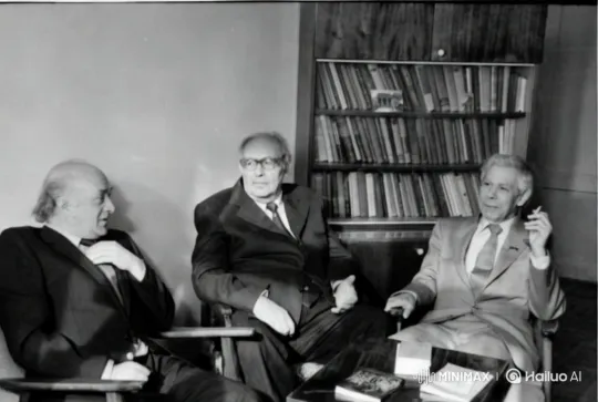 Intellectual Men Discussing in Cozy Room – AI Generated Video | Hailuo AI